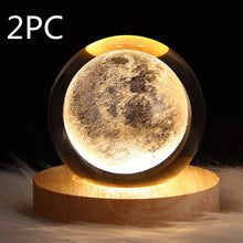 3d crystal planet for home