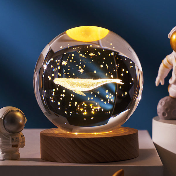 3d crystal planet for home