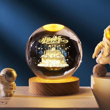 3d crystal planet for home